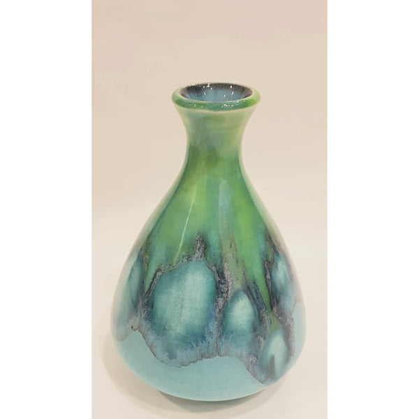 PPS3 Hand Thrown hand decorated Sample Vase by Poole Pottery Sample Room
