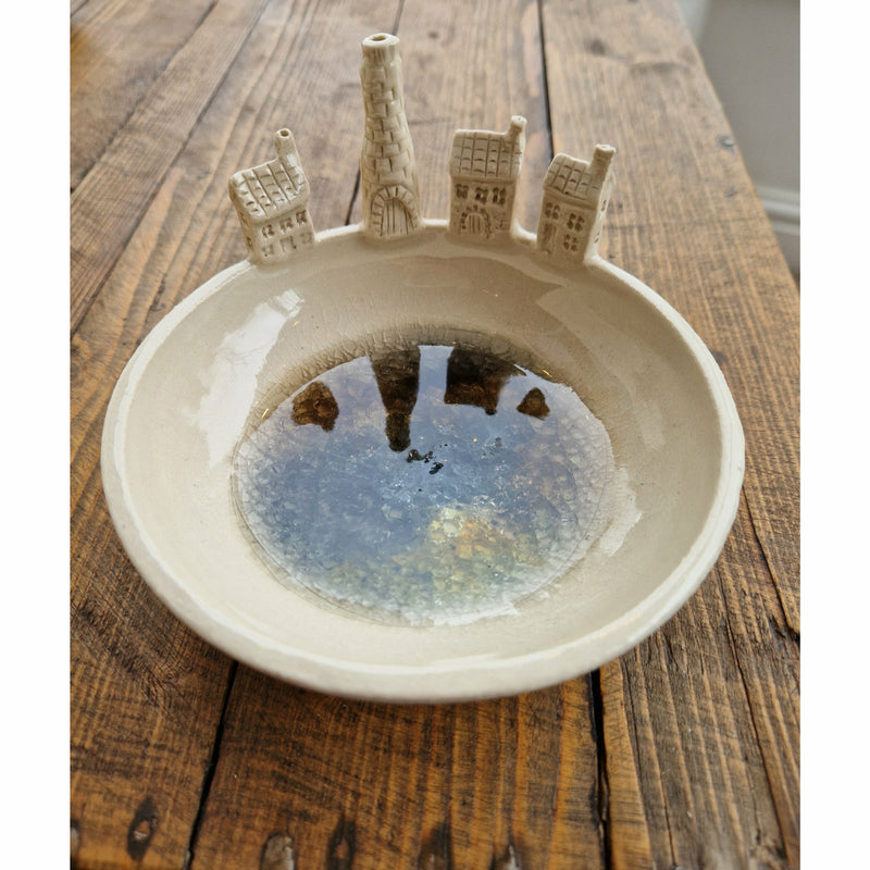Ceramic and Glass Bottle Kiln Bowls 2022 by Shauna McCann