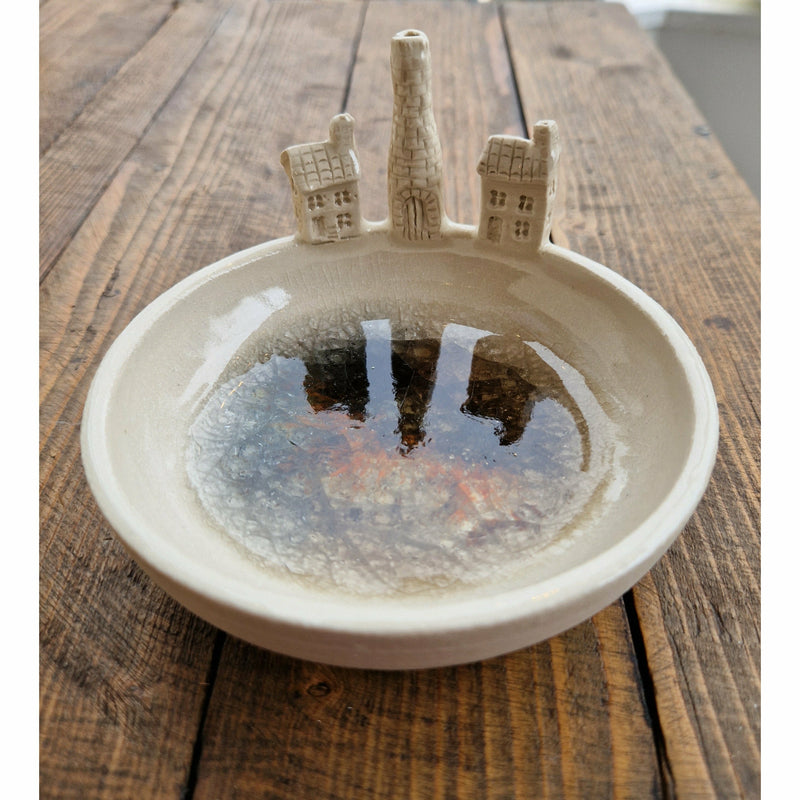 Ceramic and Glass Bottle Kiln Bowls 2022 by Shauna McCann