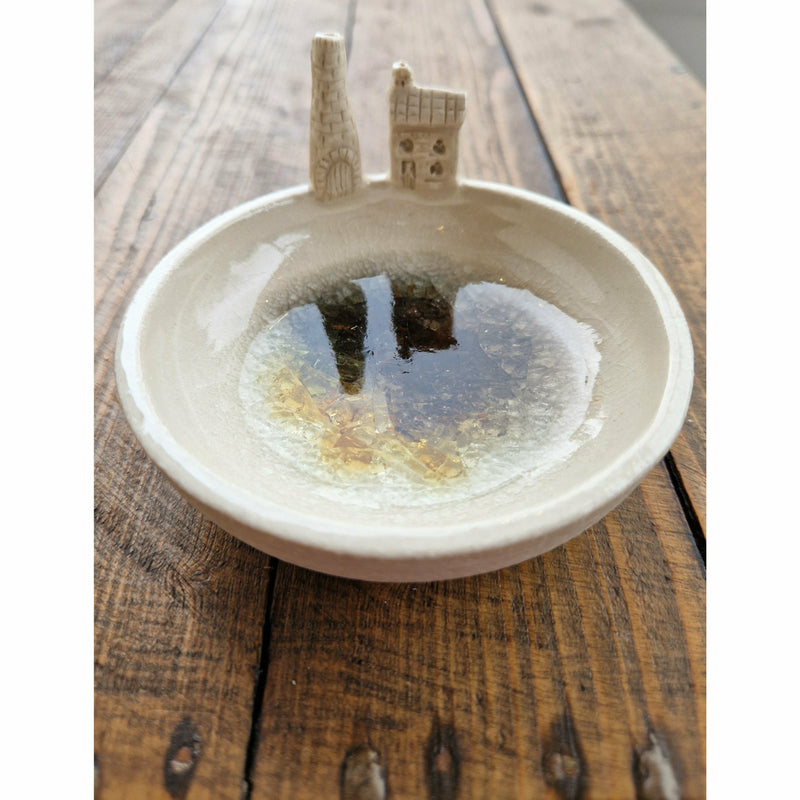 Ceramic and Glass Bottle Kiln Bowls 2022 by Shauna McCann