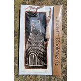Bottle Kiln Linocut Bookmarks with Clay Bottle 2023 av Shauna McCann