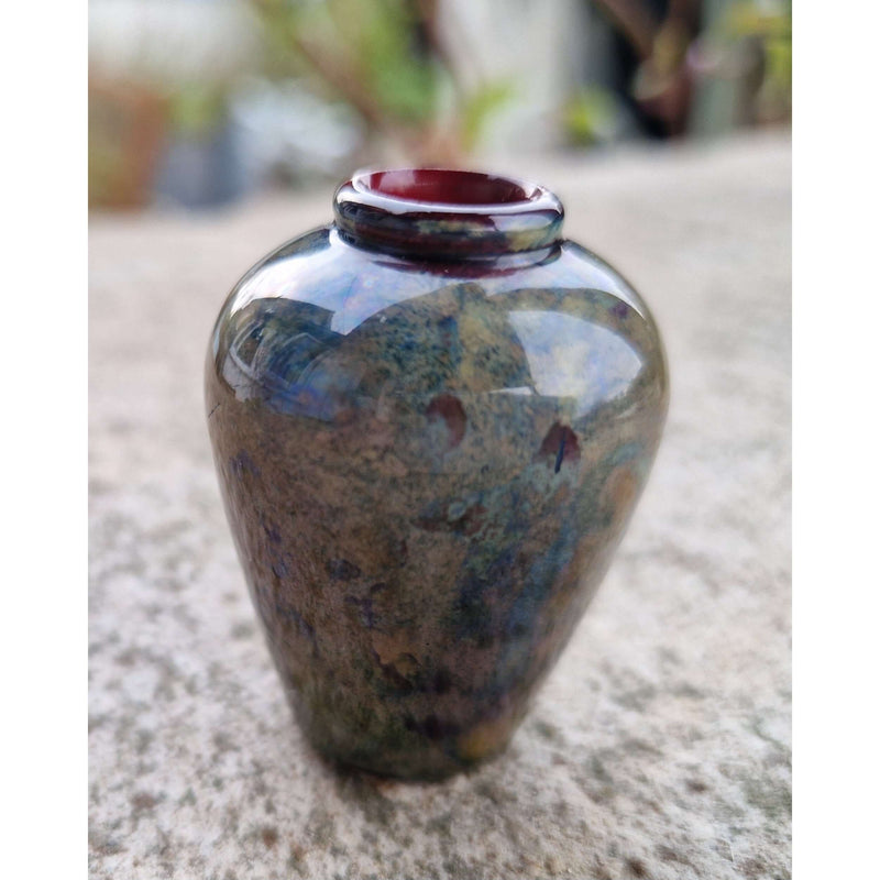 Glazed ceramic miniature vase c1920s by Bernard Moore