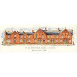 Hitchman Street and Victorian Road Fenton Stoke-on-Trent by Ronnie Cruwys - Drawing the Street