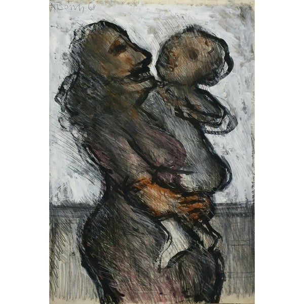 Mother and Child 1968 by Arthur Berry