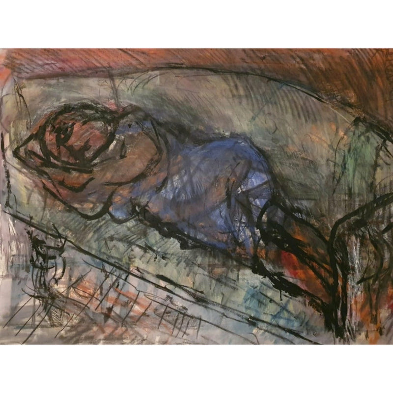 Woman on Sofa 1970 by Arthur Berry