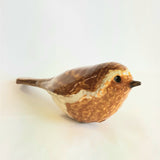 The Robin Slipware Ceramic British Birds by Carole Glover
