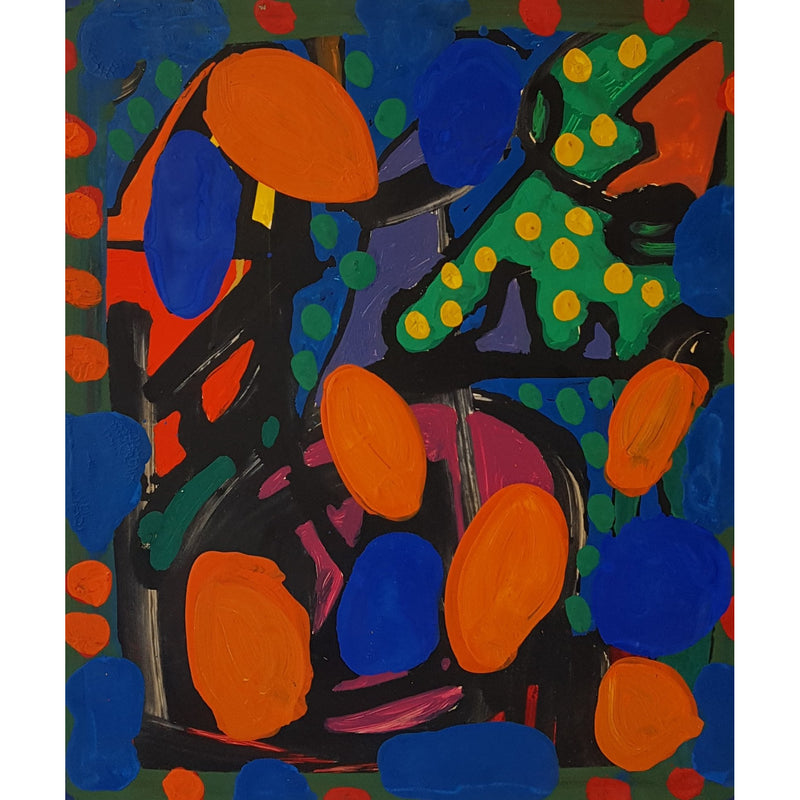 EN038 Untitled Abstract by Enos Lovatt