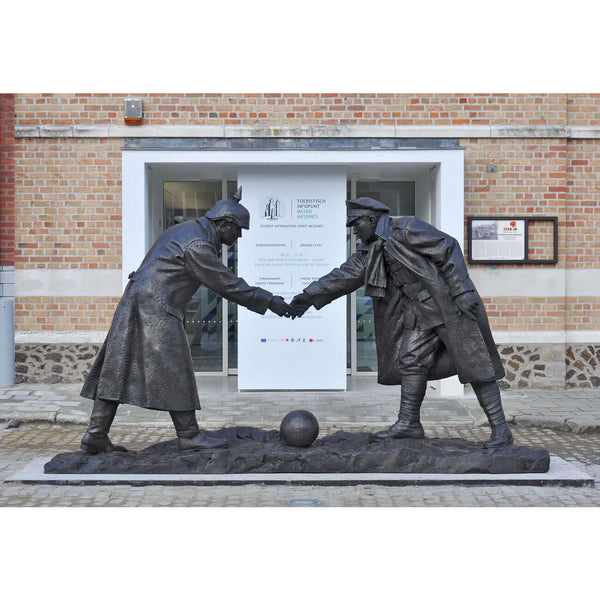 Christmas Truce Statue 2014 Maquette Sculpture by Andy Edwards