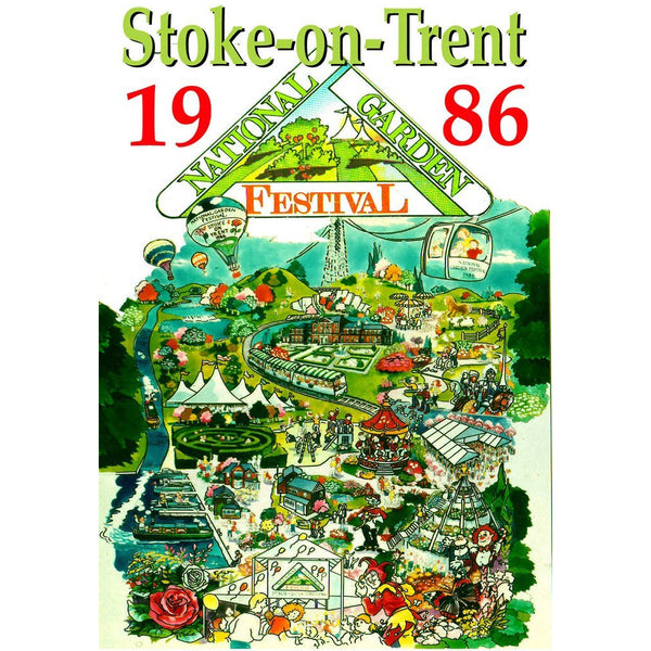National Garden Festival Stoke on Trent 1986 Historisk film DVD