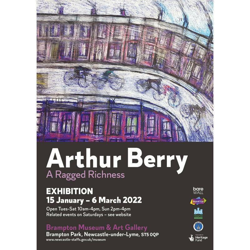 Arthur Berry A Ragged Richness 2022 på Brampton Exhibition Poster