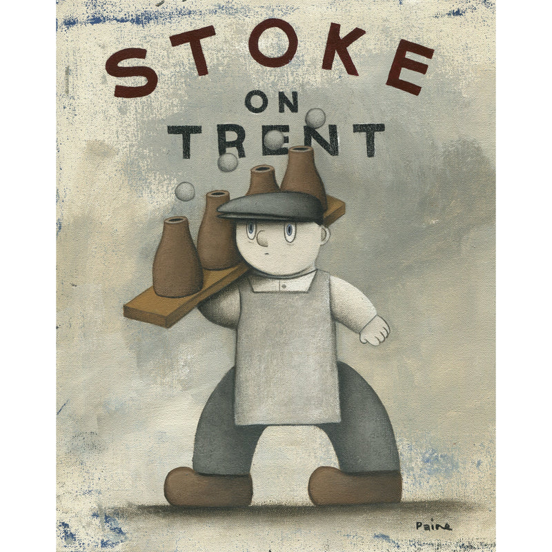 Potteries - Stoke On Trent Ltd Edition Tryck av Paine Proffitt