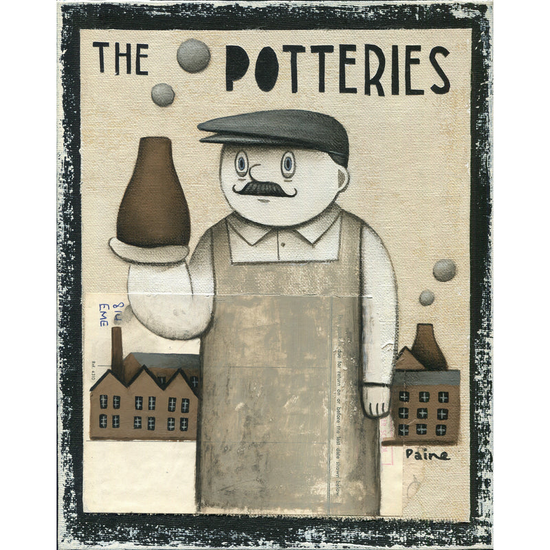 Potteries - The Potteries Ltd Edition signerat tryck av Paine Proffitt