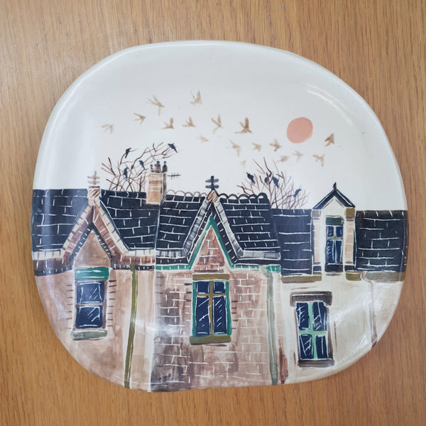 New Skies Plate by Rachel Grant