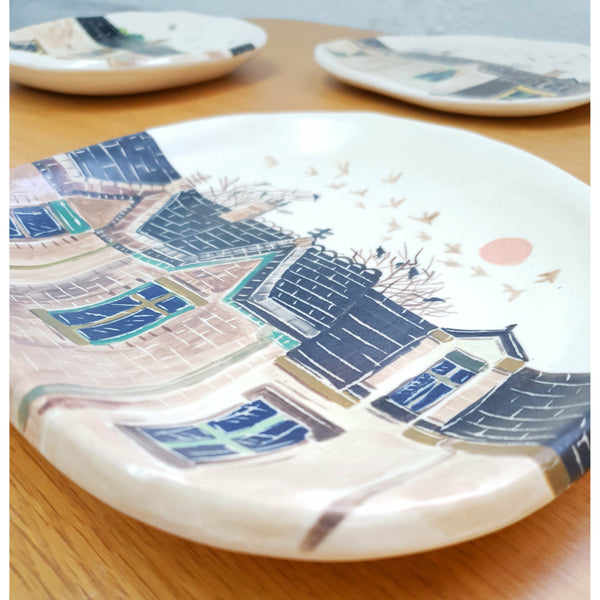 New Skies Plate by Rachel Grant