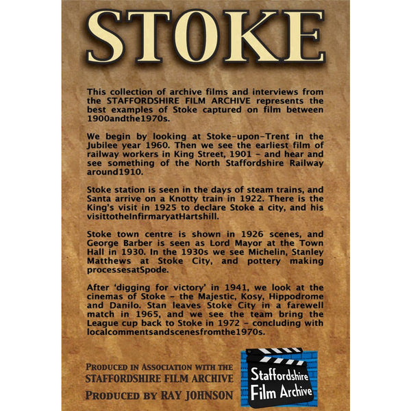 Six Towns on Film - Stoke - Stoke on Trent Historisk film DVD