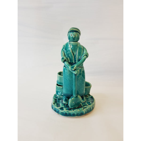 Saggar Maker Ceramic Figures by Ian Tinsley Pottery