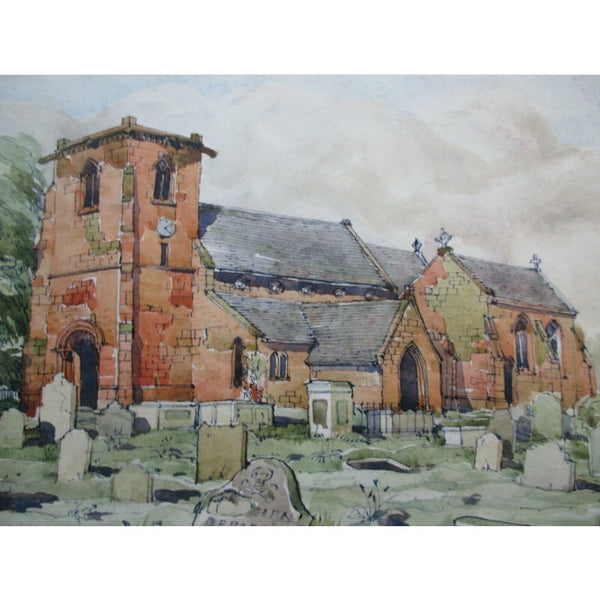 MH4 St Mary's Church, Swynnerton 1948 by Michael Holt