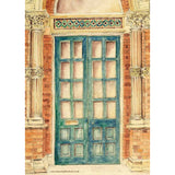 The Doorway of The Wedgwood Institute Burslem Stoke-on-Trent by Ronnie Cruwys - Drawing the Street