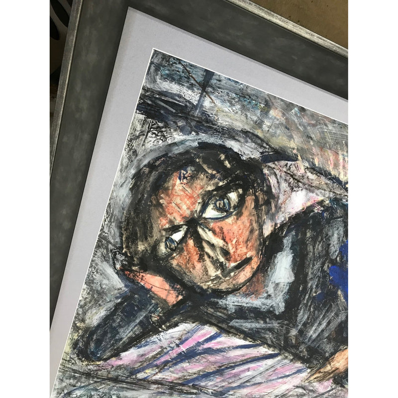 Arthur Berry Original Art The Hypochondriac 1983 by Arthur Berry