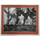 Arthur Berry Original Art Winter Trees 1962 by Arthur Berry