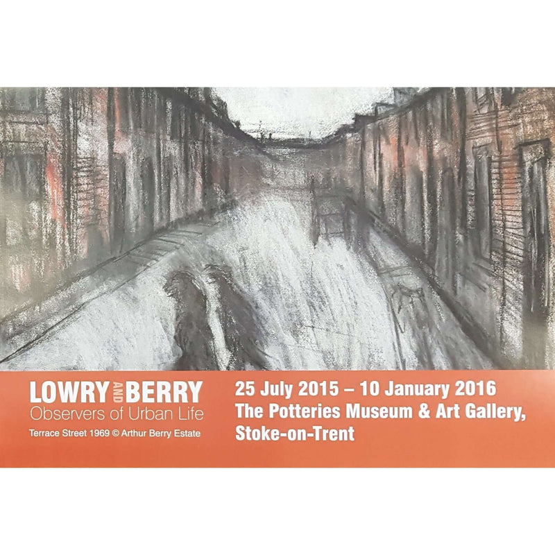 Barewall Posters Lowry and Berry: Observers of Urban Life Art Exhibition Posters