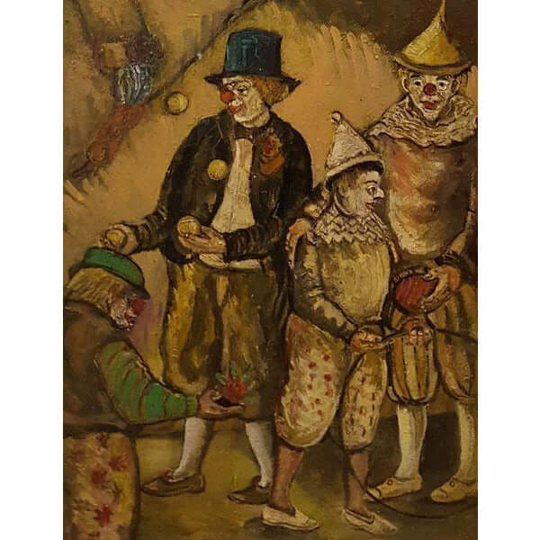 DH34 The Circus, Oil by Derek Higginson | Original Art by Derek Higginson | Barewall Art Gallery