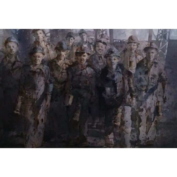 Apprentice Miners by Geoffrey Wynne RI | Original Art by Geoffrey Wynne RI | Barewall Art Gallery