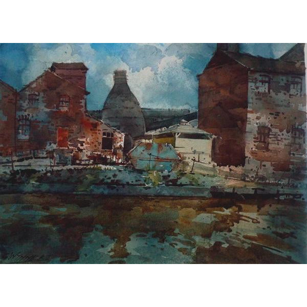 Geoffrey Wynne RI Original Art Price and Kensington, Longport