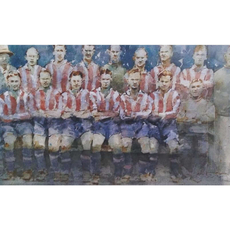 Geoffrey Wynne RI Original Art Stoke City FC 1935 by Geoffrey Wynne RI