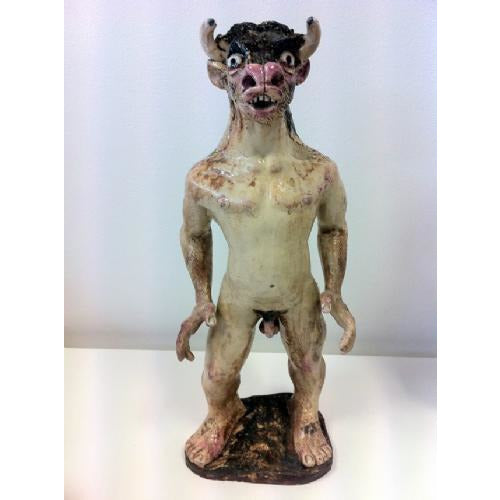 John Shelton Ceramic Minotaur by John Shelton