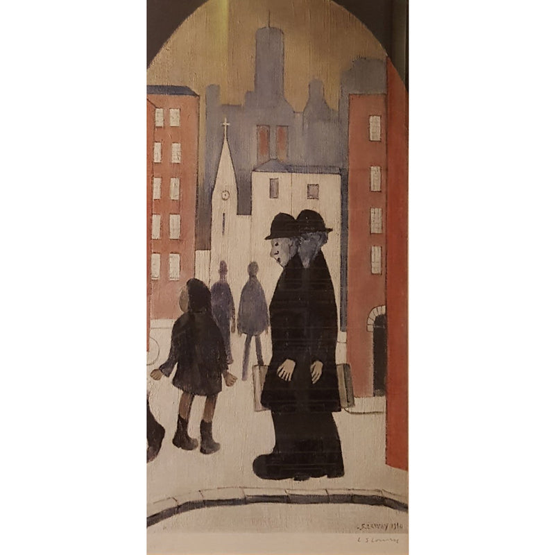 L S Lowry Print Two Brothers Signed Print by L S Lowry