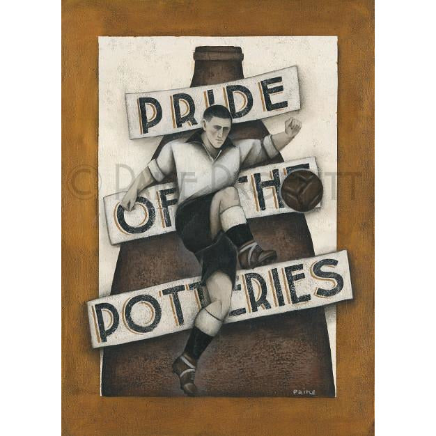 Paine Proffitt Print Port Vale Pride of The Potteries Limited Edition Football Print by Paine Proffitt