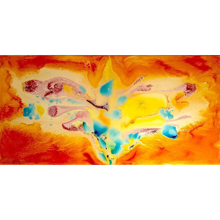 Philippe Aird Original Art Orange Series IV by Philippe Aird