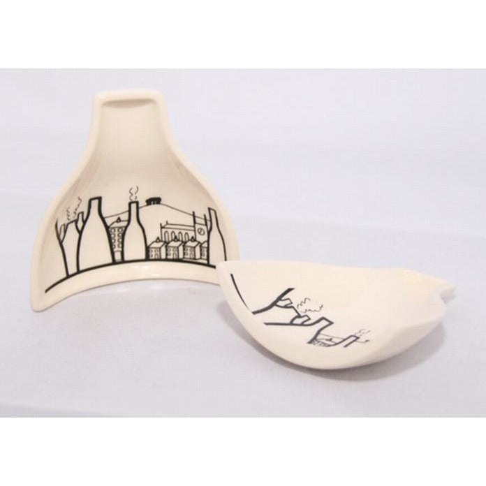 Bottle Oven Spoon Rest by Nathan Smallman | Gift by Potteries Gifts | Barewall Art Gallery