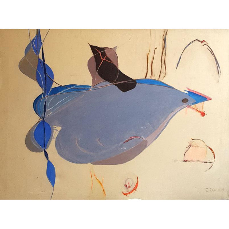 Raymond Coxon Original Art RC1OIL Two Birds by Raymond Coxon