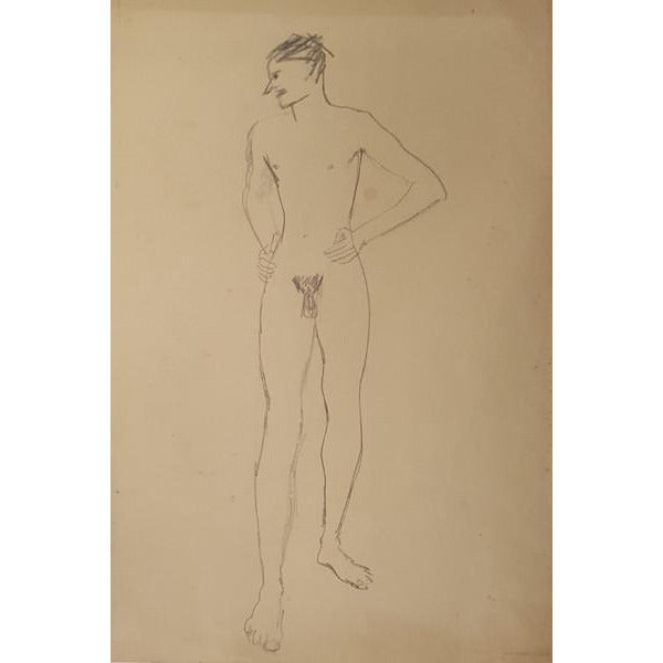 Raymond Coxon Original Art RC3 Male and Female Sketch by Raymond Coxon