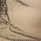 Raymond Coxon Original Art RC4 Signed Seated Nude Sketch by Raymond Coxon