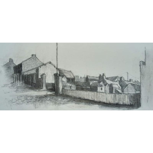 SL15. Sketch of Bird Cage Walk, Hanley by Stephen Liddle Original Art from Barewall Art Gallery