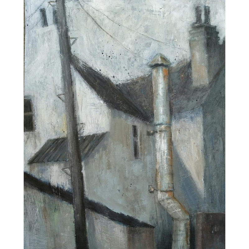 Stephen Liddle Original Art SL21. Behind the Chinese Takeaway, Chesterton by Stephen Liddle