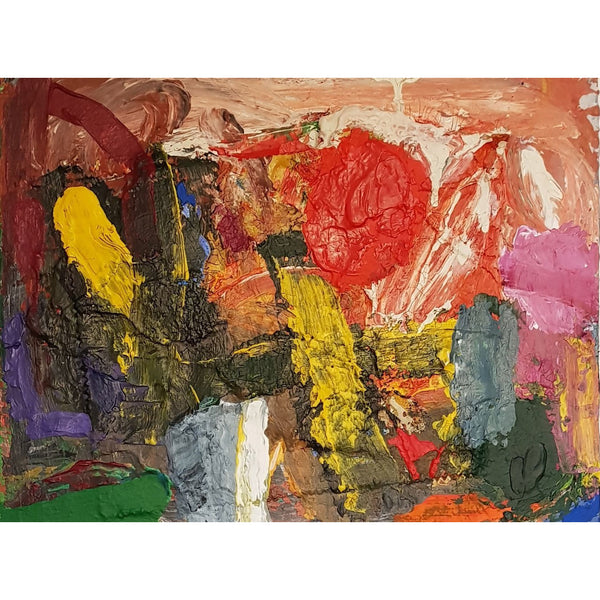 AW1Oil Red Sun Landscape for John Clare by Antony Wild | Original Art by Tony Wild | Barewall Art Gallery